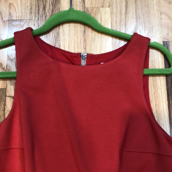 Bailey 44 NWT Red Linebacker Dress. Mesh waist - Picture 6 of 12